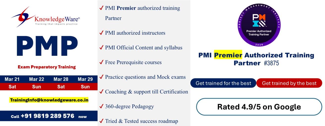 PMP March 2026 Training Program